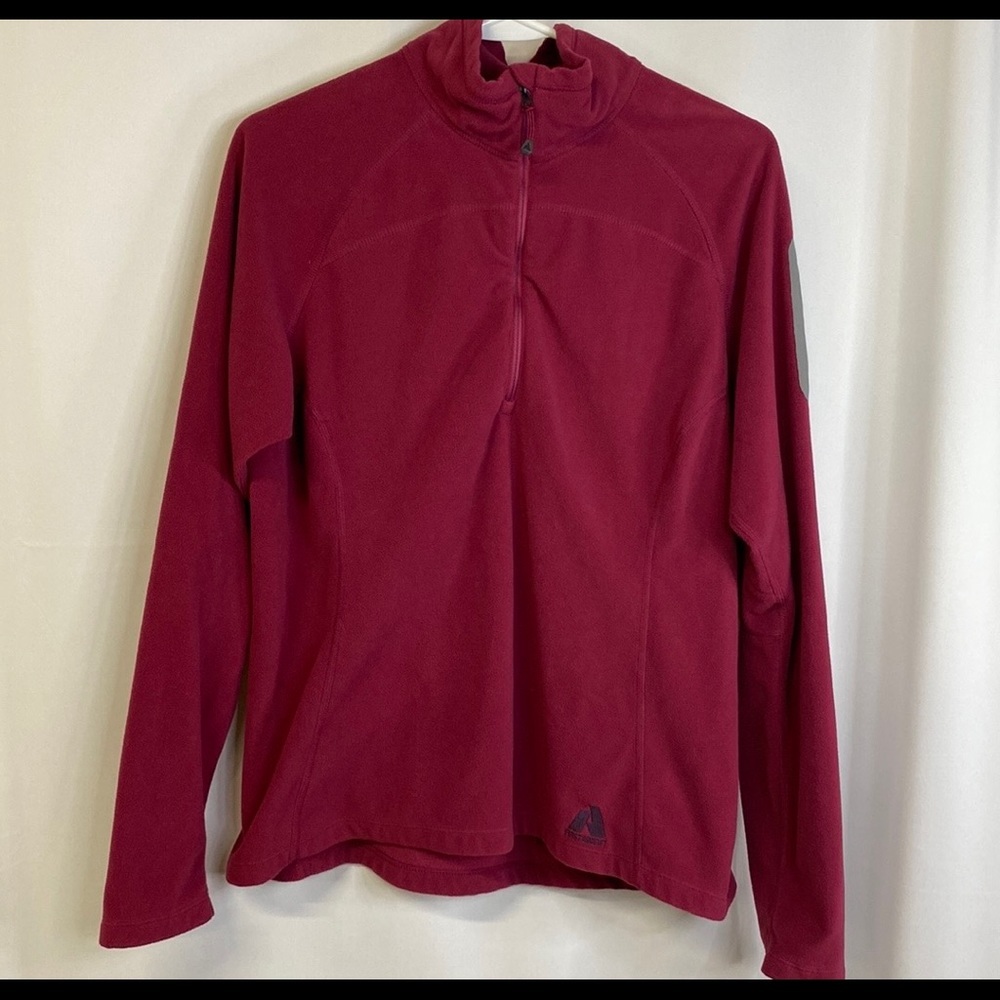 First Ascent Eddie Bauer Womens large fleece pullover gorpcore 1/2 zip